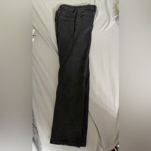 Good American Black Straight Leg Jeans